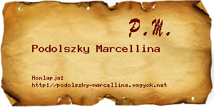 Podolszky Marcellina névjegykártya
